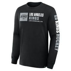 NHL Los Angeles Kings Fanatics Goal Crease Legacy Long Sleeve T-Shirt