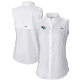 NHL Utah Mammoth Columbia Women's Tamiami Omni-Shade Sleeveless Button-Up Shirt