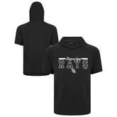 Black Tampa Bay Rays Levelwear Phase Vanguard Hoodie T-Shirt