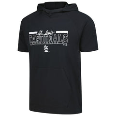 Black St. Louis Cardinals Levelwear Phase Vanguard Hoodie T-Shirt