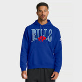 Full Blitz Club Fleece Pullover Hoodie - Buffalo Bills Hoodies