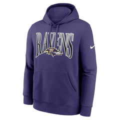 Full Blitz Club Fleece Pullover Hoodie - Baltimore Ravens Hoodies