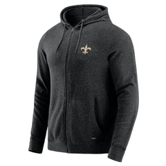 J. Palmer Players Lounge Tri-Blend Full-Zip Hoodie - New Orleans Saints Hoodies