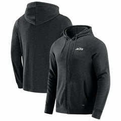 J. Palmer Players Lounge Tri-Blend Full-Zip Hoodie - New York Jets Hoodies