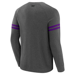 J. Palmer Players Lounge Raglan Tri-Blend Sweatshirt - Minnesota Vikings Sweatshirts