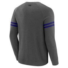 J. Palmer Players Lounge Raglan Tri-Blend Sweatshirt - Baltimore Ravens Sweatshirts