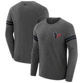 J. Palmer Players Lounge Raglan Tri-Blend Sweatshirt - Houston Texans Sweatshirts