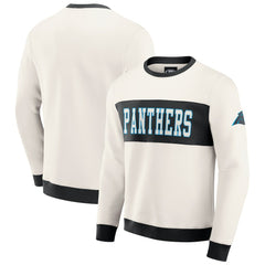 Darius Rucker Collection Colorblock Pullover Sweatshirt - Carolina Panthers Pullover