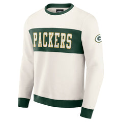 Darius Rucker Collection Colorblock Pullover Sweatshirt - Green Bay Packers Pullover