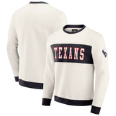 Darius Rucker Collection Colorblock Pullover Sweatshirt - Houston Texans Pullover