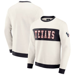 Darius Rucker Collection Colorblock Pullover Sweatshirt - Houston Texans Pullover