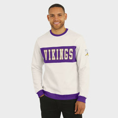 Darius Rucker Collection Colorblock Pullover Sweatshirt - Minnesota Vikings Pullover