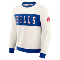 Darius Rucker Collection Colorblock Pullover Sweatshirt - Buffalo Bills Pullover