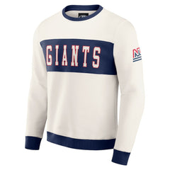Darius Rucker Collection Colorblock Pullover Sweatshirt - New York Giants Pullover