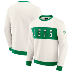 Darius Rucker Collection Colorblock Pullover Sweatshirt - New York Jets Pullover