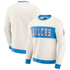 Darius Rucker Collection Colorblock Pullover Sweatshirt - Tennessee Titans Pullover