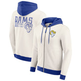 Darius Rucker Collection Distressed Graphics Full-Zip Hoodie - Los Angeles Rams Hoodies
