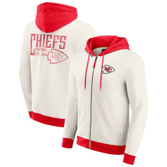 Darius Rucker Collection Distressed Graphics Full-Zip Hoodie - Kansas City Chiefs Hoodies