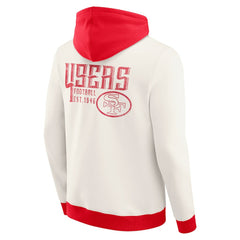 Darius Rucker Collection Distressed Graphics Full-Zip Hoodie - San Francisco 49ers Hoodies
