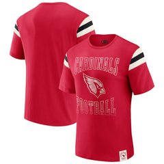 Darius Rucker Collection Football Stripe Sleeve T-Shirt - Arizona Cardinals T-shirts