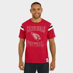 Darius Rucker Collection Football Stripe Sleeve T-Shirt - Arizona Cardinals T-shirts