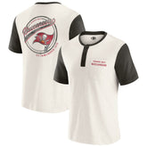 Darius Rucker Collection Henley Colorblock Slub Pocket T-Shirt - Tampa Bay Buccaneers T-shirts