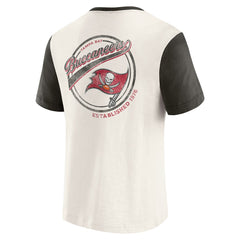 Darius Rucker Collection Henley Colorblock Slub Pocket T-Shirt - Tampa Bay Buccaneers T-shirts