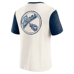 Darius Rucker Collection Henley Colorblock Slub Pocket T-Shirt - Tennessee Titans T-shirts
