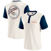 Darius Rucker Collection Henley Colorblock Slub Pocket T-Shirt - Denver Broncos T-shirts