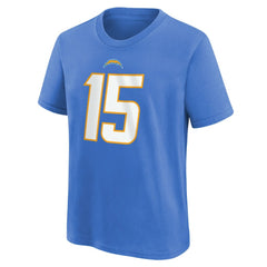 Ladd McConkey Youth Player Name & Number T-Shirt - Los Angeles Chargers T-shirts