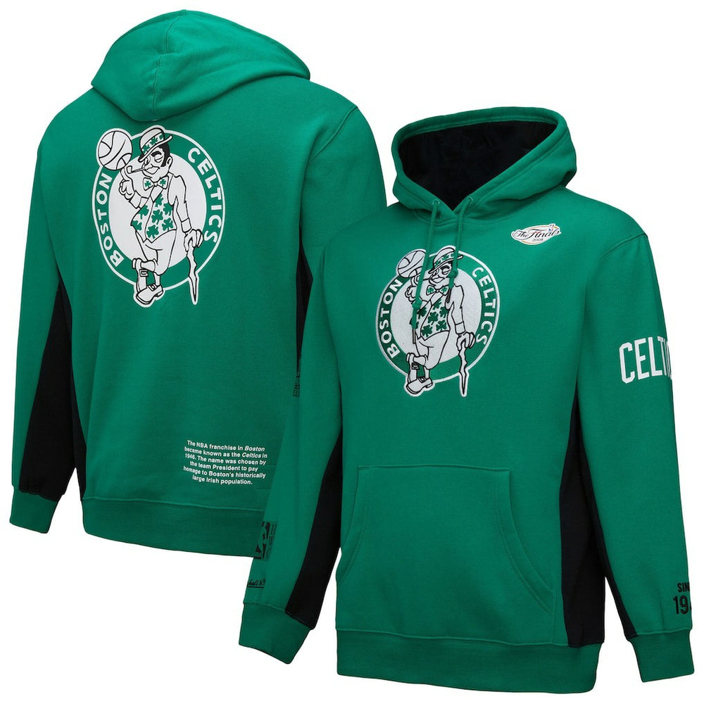 Mitchell & Ness Boston Celtics Hardwood Classics Team Origins Fleece Pullover Hoodie