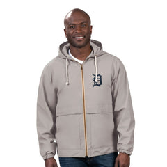 Gray Detroit Tigers G-III Sports by Carl Banks Full-Zip Rain Jacket