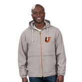 Gray Baltimore Orioles G-III Sports by Carl Banks Full-Zip Rain Jacket