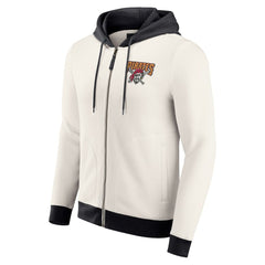 Cream Pittsburgh Pirates Darius Rucker Collection by Fanatics Men's Polar Fleece Full-Zip Hoodie