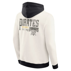 Cream Pittsburgh Pirates Darius Rucker Collection by Fanatics Men's Polar Fleece Full-Zip Hoodie