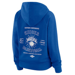 New York Knicks WEAR by Erin Andrews Women's Vintage Full-Zip Raglan Hoodie