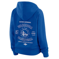 Golden State Warriors WEAR by Erin Andrews Women's Vintage Full-Zip Raglan Hoodie sale