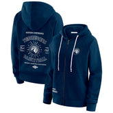 Minnesota Timberwolves WEAR by Erin Andrews Women's Vintage Full-Zip Raglan Hoodie