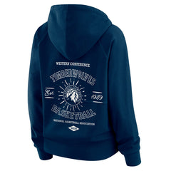Minnesota Timberwolves WEAR by Erin Andrews Women's Vintage Full-Zip Raglan Hoodie