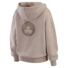 Boston Celtics WEAR by Erin Andrews Women's Washed Pullover Crewdie