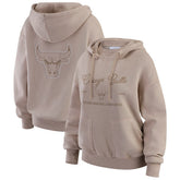 Chicago Bulls WEAR by Erin Andrews Women's Washed Pullover Crewdie