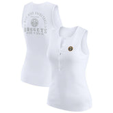 Denver Nuggets WEAR by Erin Andrews Women's Rib-Knit Henley Tank Top sale