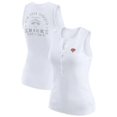 New York Knicks WEAR by Erin Andrews Women's Rib-Knit Henley Tank Top