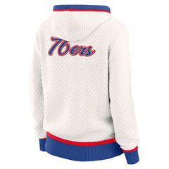Philadelphia 76ers WEAR by Erin Andrews Women's Plus Size Hoodie Sweater
