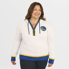 Golden State Warriors WEAR by Erin Andrews Women's Plus Size Hoodie Sweater sale