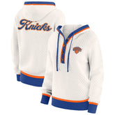 New York Knicks WEAR by Erin Andrews Women's Plus Size Hoodie Sweater
