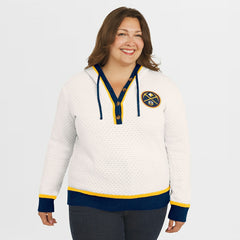 Denver Nuggets WEAR by Erin Andrews Women's Plus Size Hoodie Sweater sale