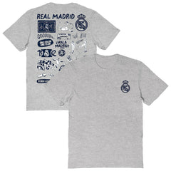 Real Madrid Vive La Fete Women's Impressions Artwork T-Shirt