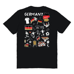 Germany National Team Vive La Fete Women's Impressions Artwork T-Shirt