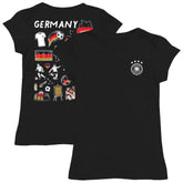 Germany National Team Vive La Fete Girls Youth Color Badge Fitted T-Shirt